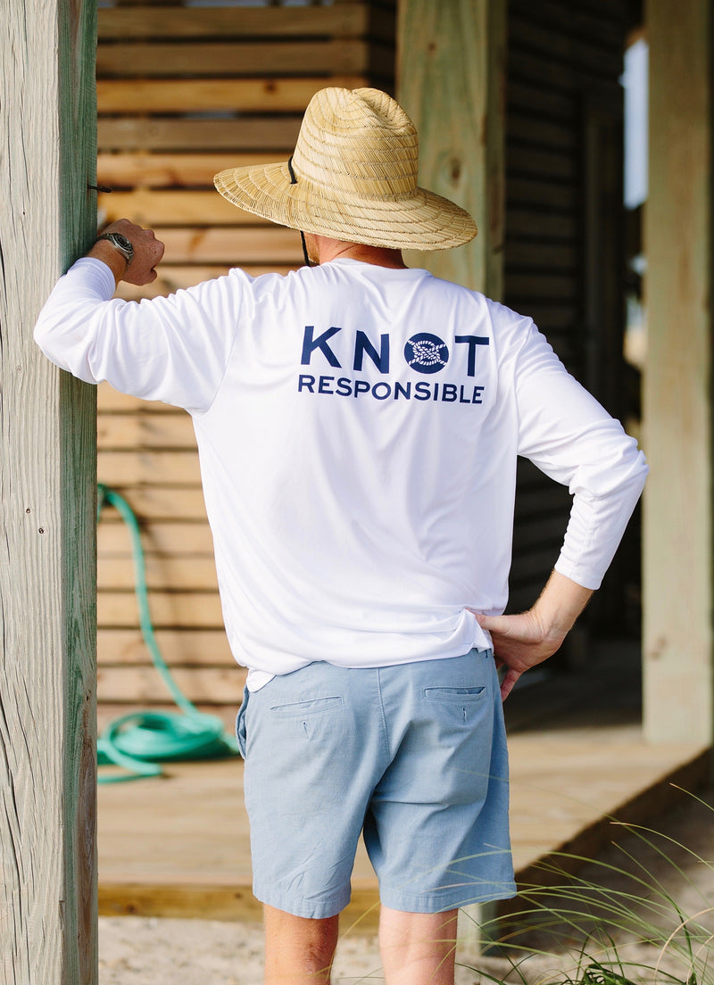 White Long Sleeve Polo with CSG Logo