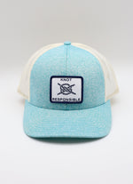 Low Pro Trucker Hat- Heather Teal (Pack of 3)