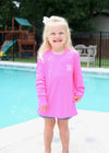 Classic Performance Long Sleeve Kids - Hot Pink (Pack of 8)