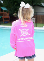 Classic Performance Long Sleeve Kids - Hot Pink (Pack of 8)