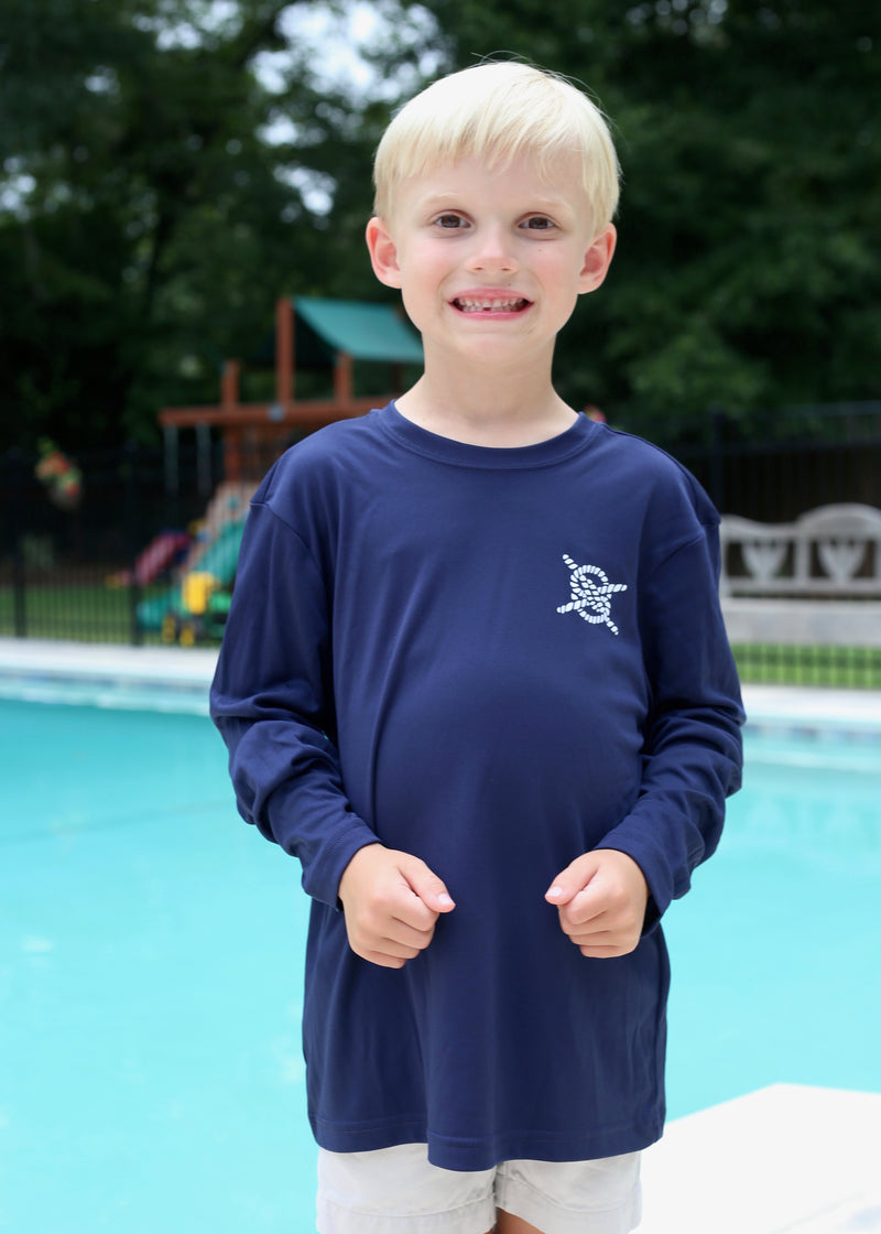 Classic Performance Long Sleeve Kids - Navy (Pack of 8)