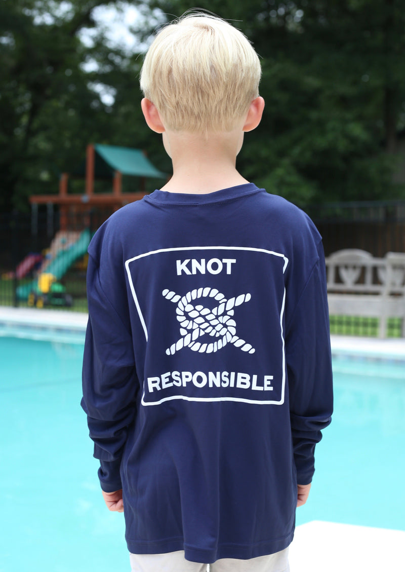 Classic Performance Long Sleeve Kids - Navy (Pack of 8)