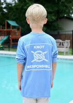 Classic Performance Long Sleeve Kids - Carolina Blue (Pack of 8)