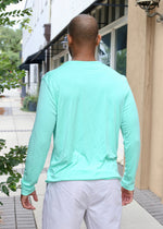 Sleeve Logo Performance Long Sleeve - Seafoam