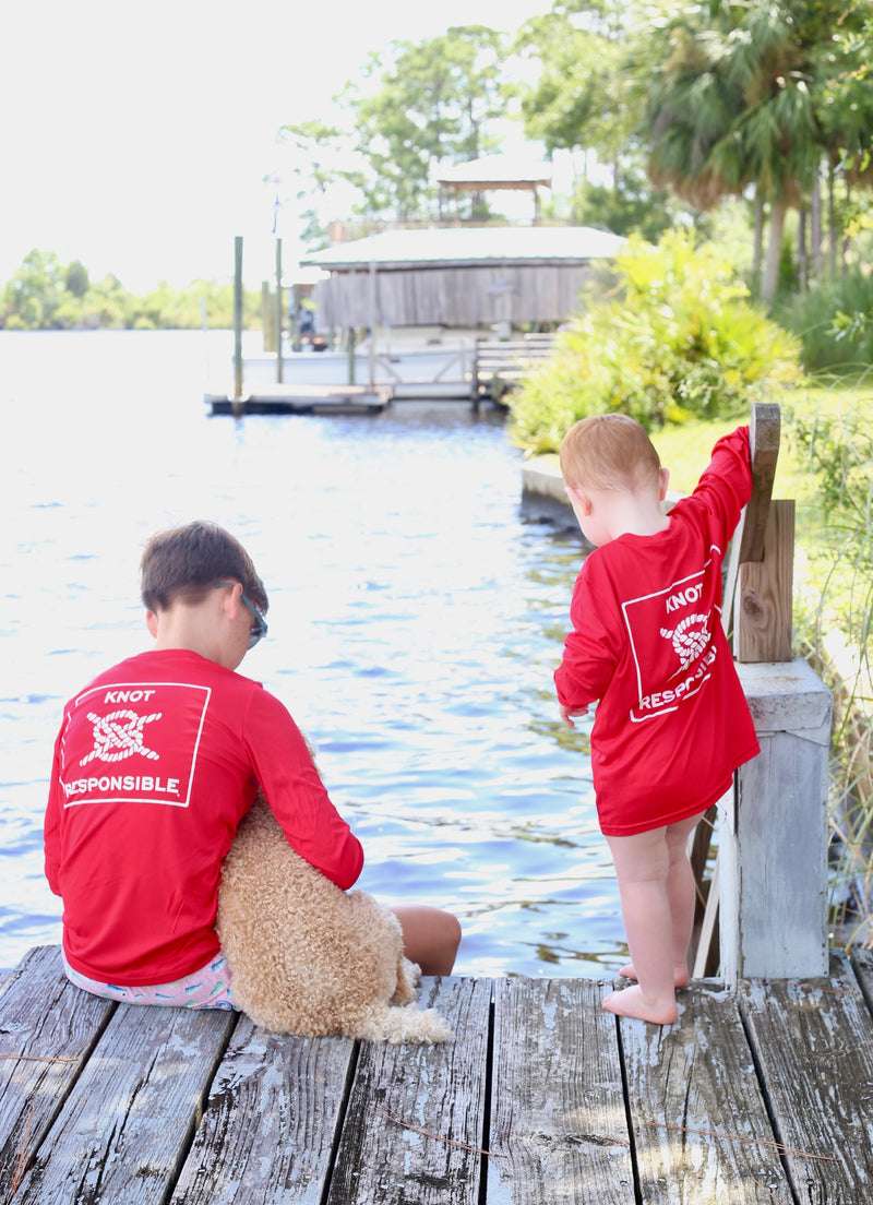 Classic Performance Long Sleeve Kids - Red (Pack of 8)