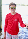 Classic Performance Long Sleeve Kids - Red (Pack of 8)