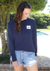 Stacked Logo Performance Long Sleeve - Navy (Pack of 8)