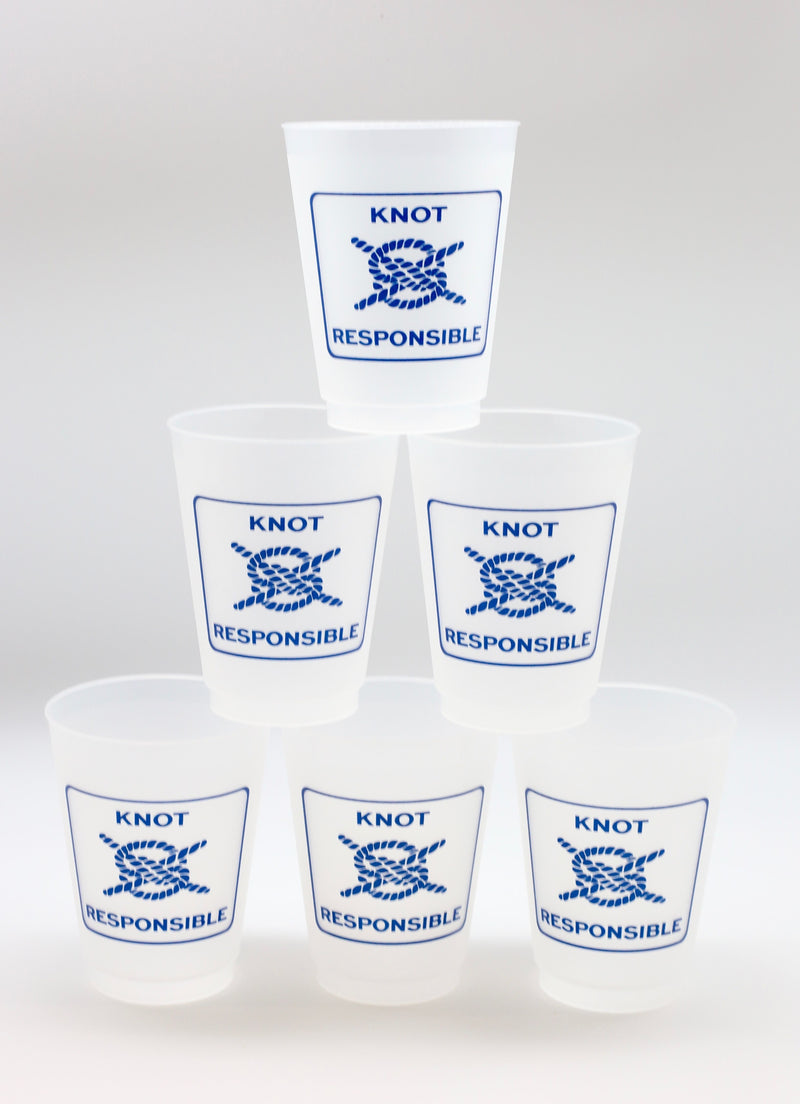 Classic Logo Frosted Cups- Set of 6