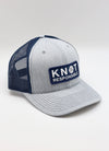 Original Trucker Hat- Heather Grey/Navy