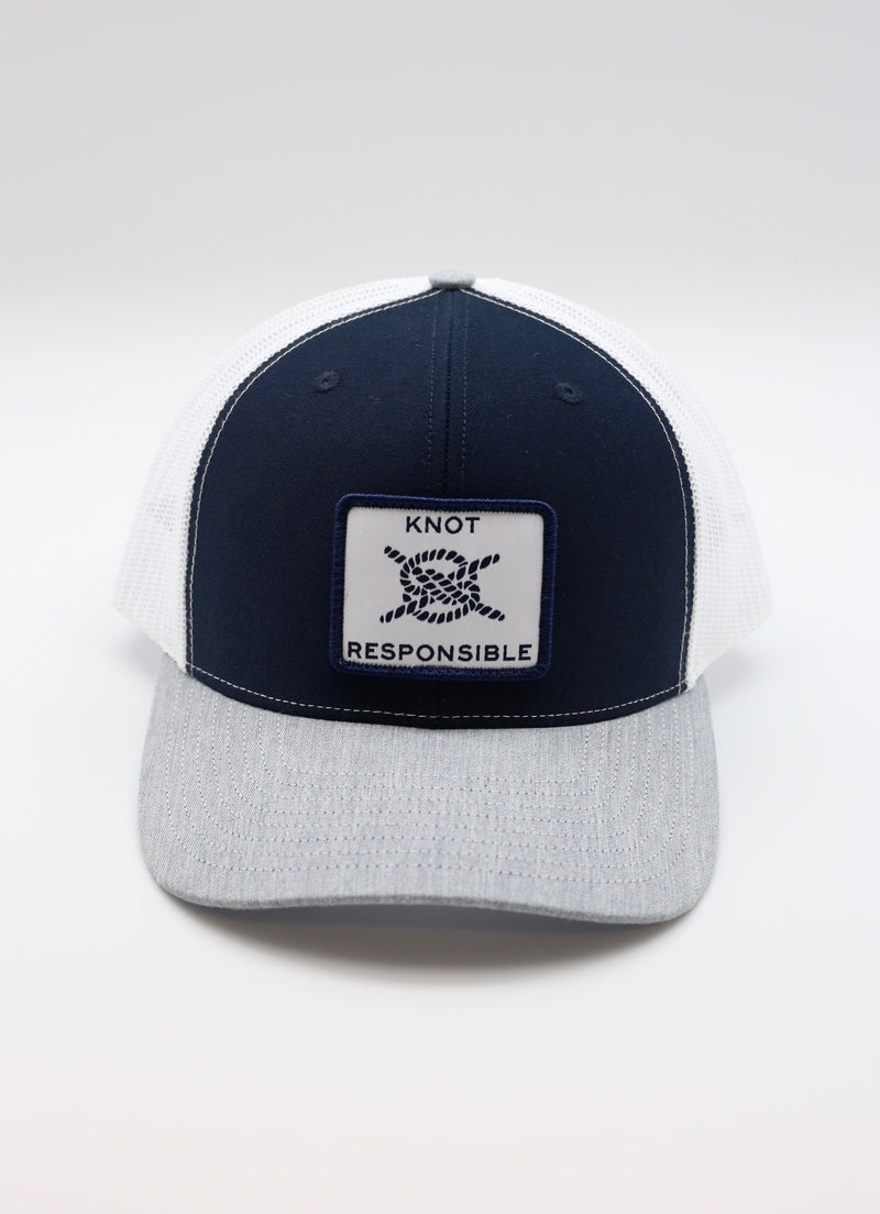 Original Trucker Hat- Navy/White/Grey