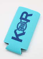 Classic KR Slim Can Koozie- Turquoise (Pack of 6)